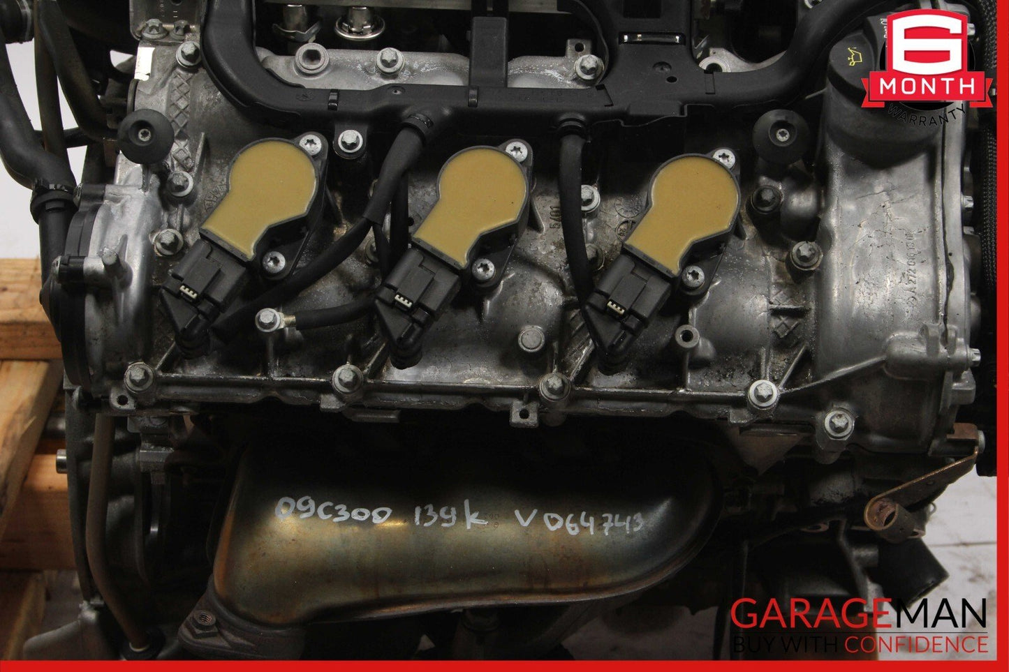 06-11 Mercedes W204 C300 SLK300 3.0L M272 Engine Motor Block Assembly RWD 139k
