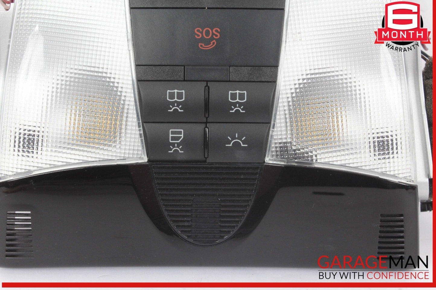 05-11 Mercedes R171 SLK300 SLK280 Overhead Reading Dome Light Lamp Black OEM