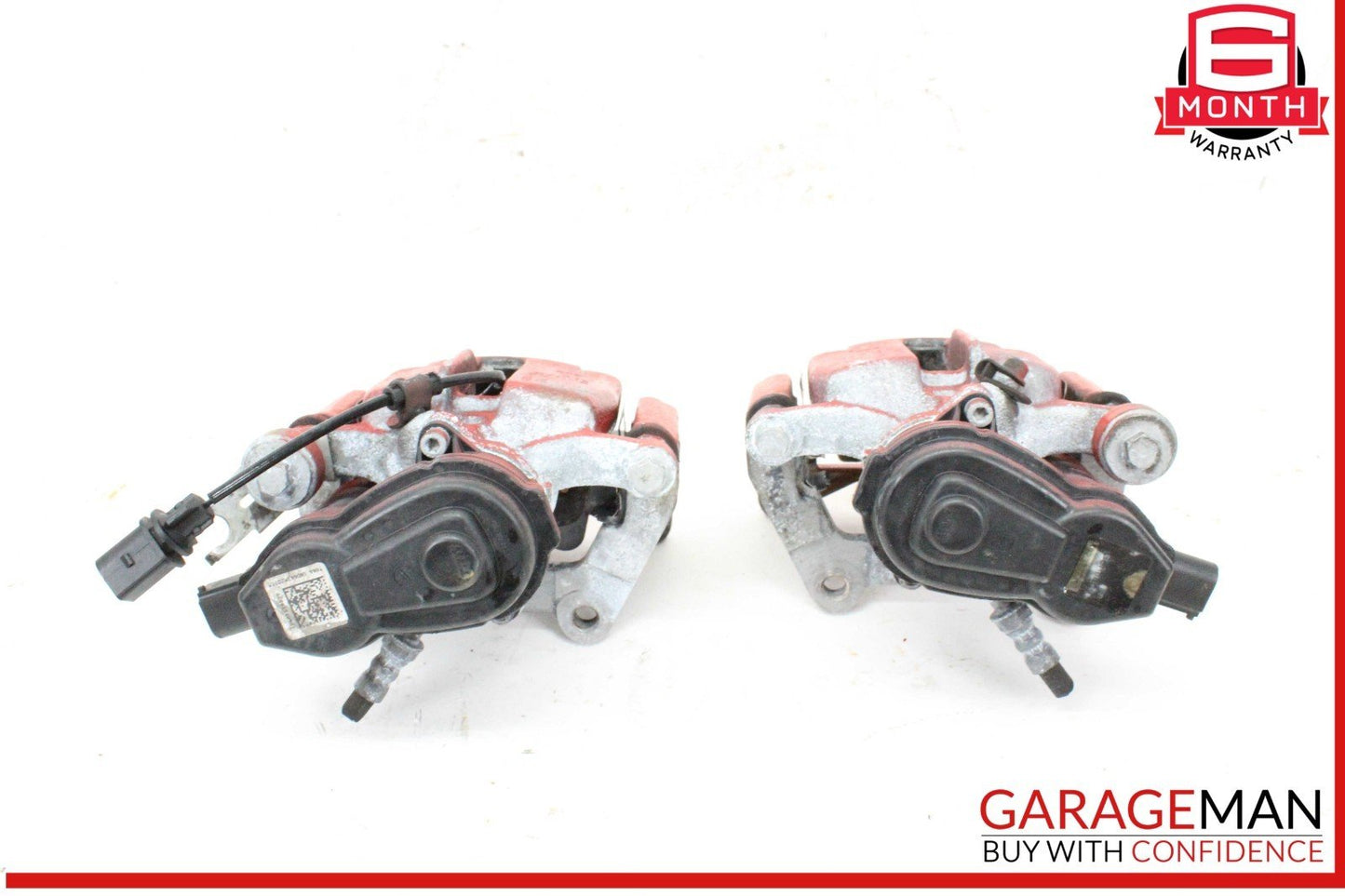 12-17 Audi A7 A6 Rear Left & Right Side Brake Calipers Set of 2 Pc OEM