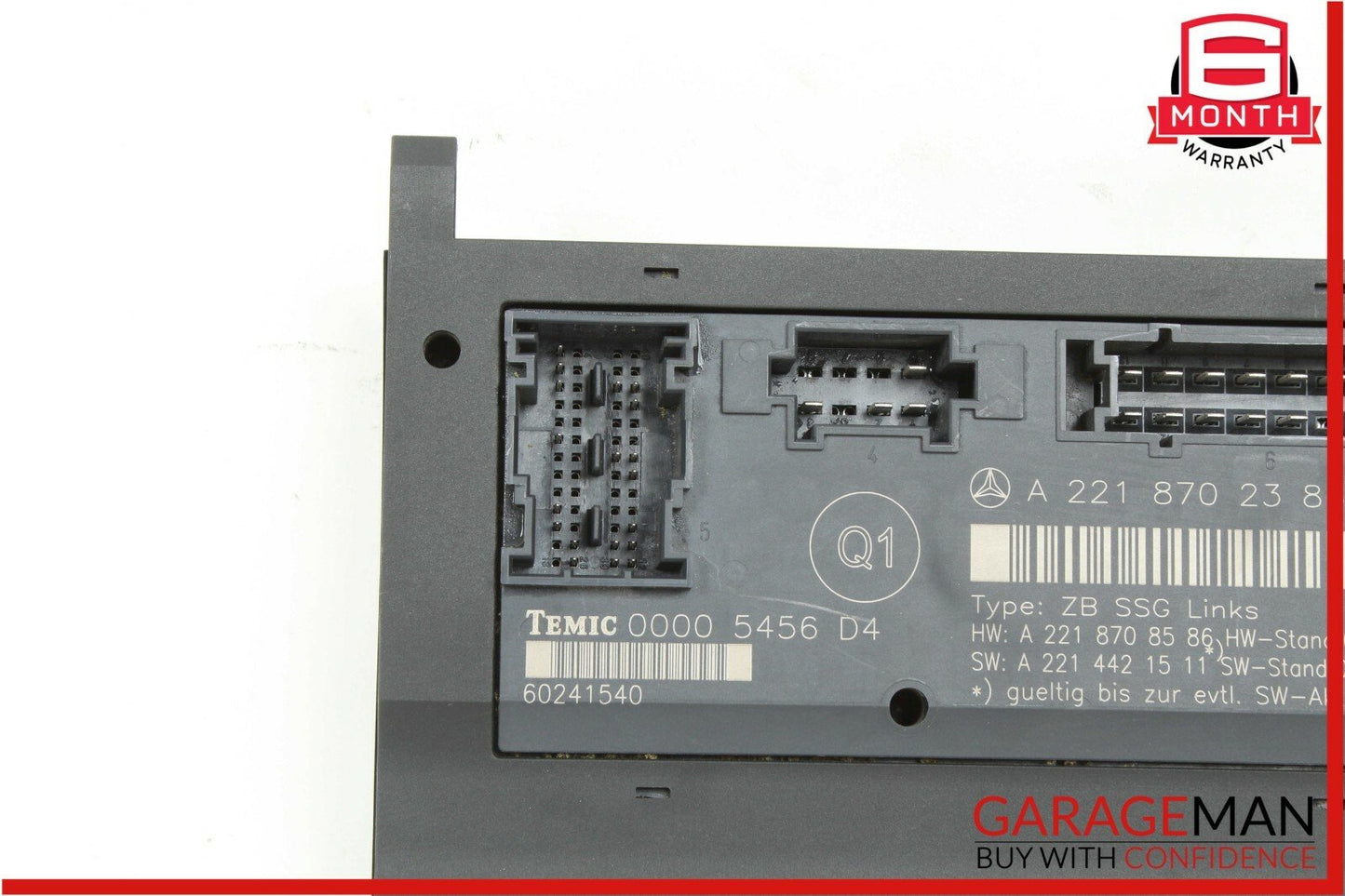 07-09 Mercedes W221 S550 Front Left Under Seat Controller Module Unit