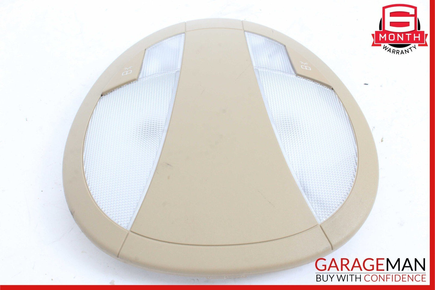 07-09 Mercedes W211 E350 E500 E63 AMG Rear Overhead Dome Light Reading Map Brown