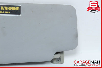01-07 Mercedes W203 C240 C32 AMG Front Right Side Sunvisor Sun Visor Grey OEM