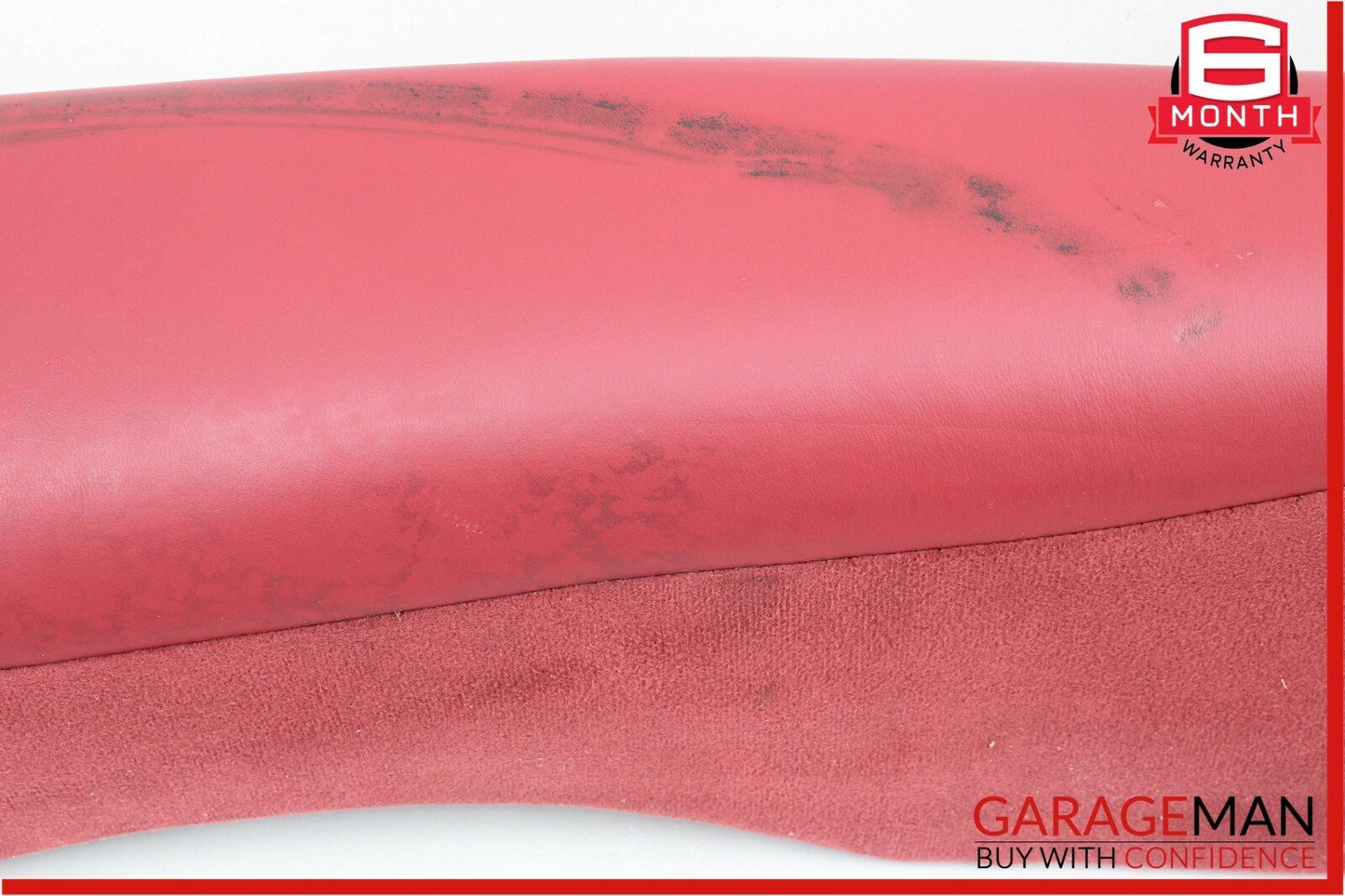 14-18 Maserati Quattroporte Rear Left Side Seat Bolster Cushion Pad Cover Red