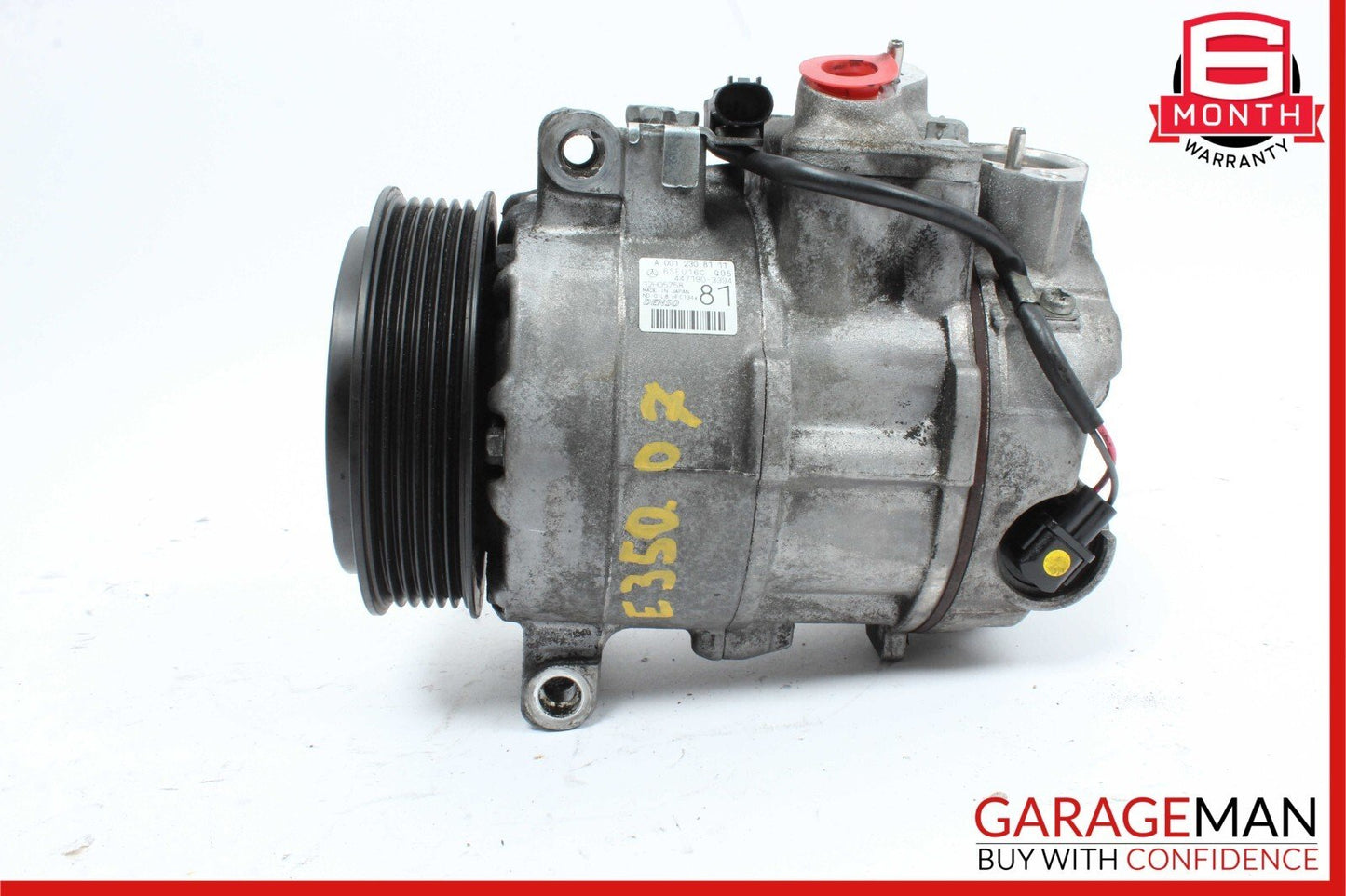 06-11 Mercedes W211 E350 M272 A/C Air Conditioner Compressor 0012308111 OEM