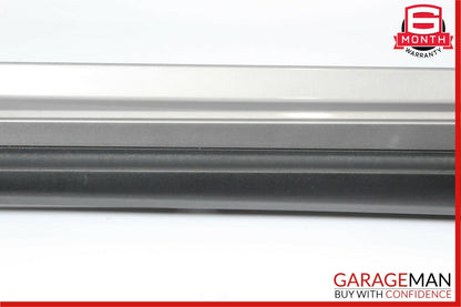 14-17 Maserati Ghibli Left Driver Side Rocker Skirt Molding Trim Panel Silver