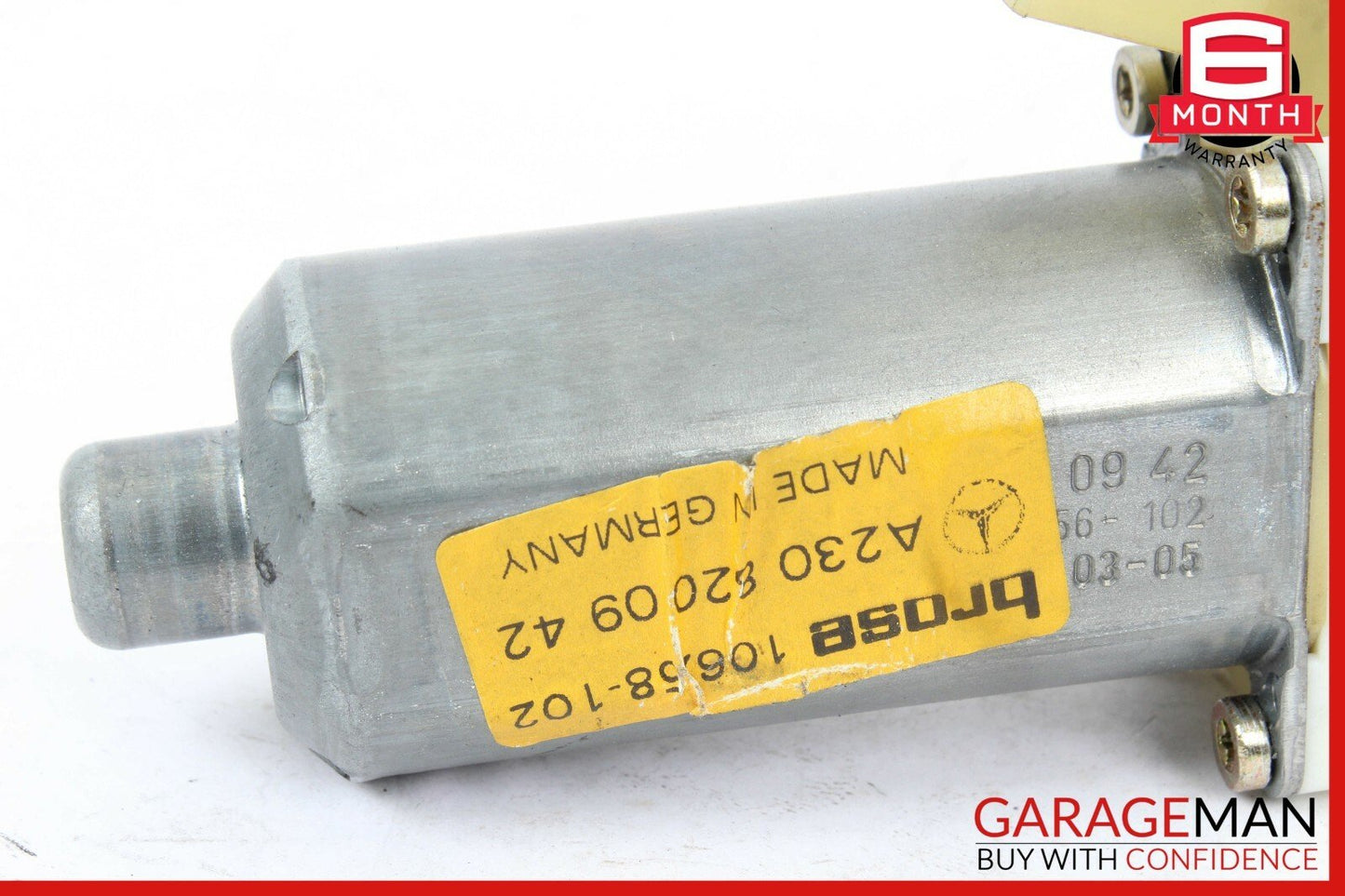 03-12 Mercedes SL500 CLK500 Front Left Side Door Window Regulator Motor Unit
