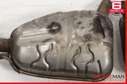 06-08 Mercedes W219 CLS500 CLS550 AMG Right & Left Exhaust Muffler Mufflers OEM