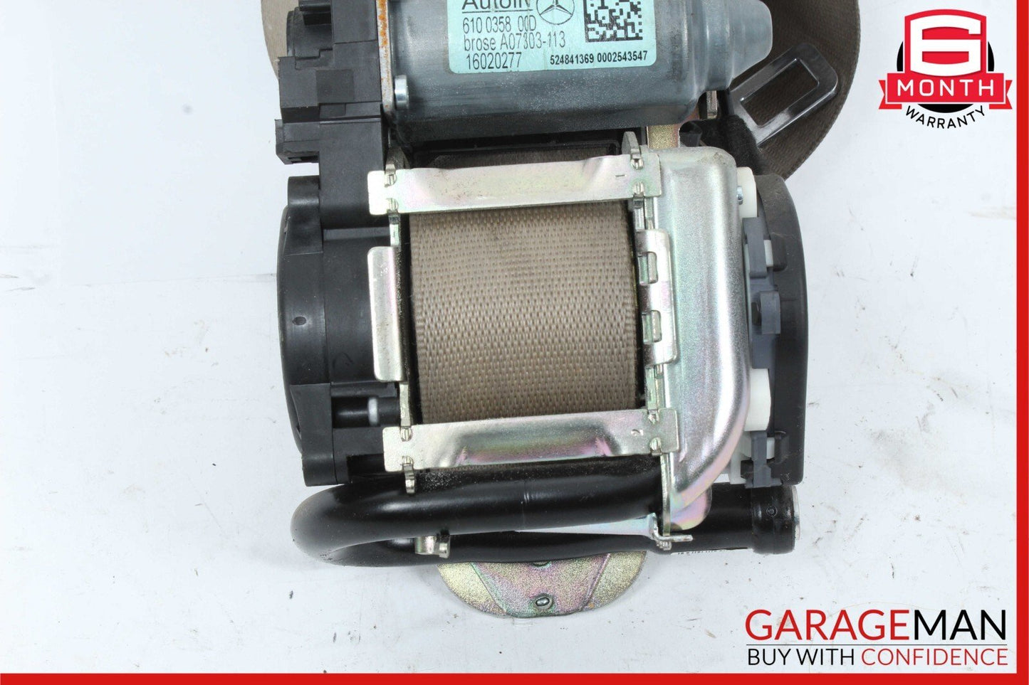 10-13 Mercedes W207 E350 E550 Coupe Front Right Side Seatbelt Seat Belt Beige