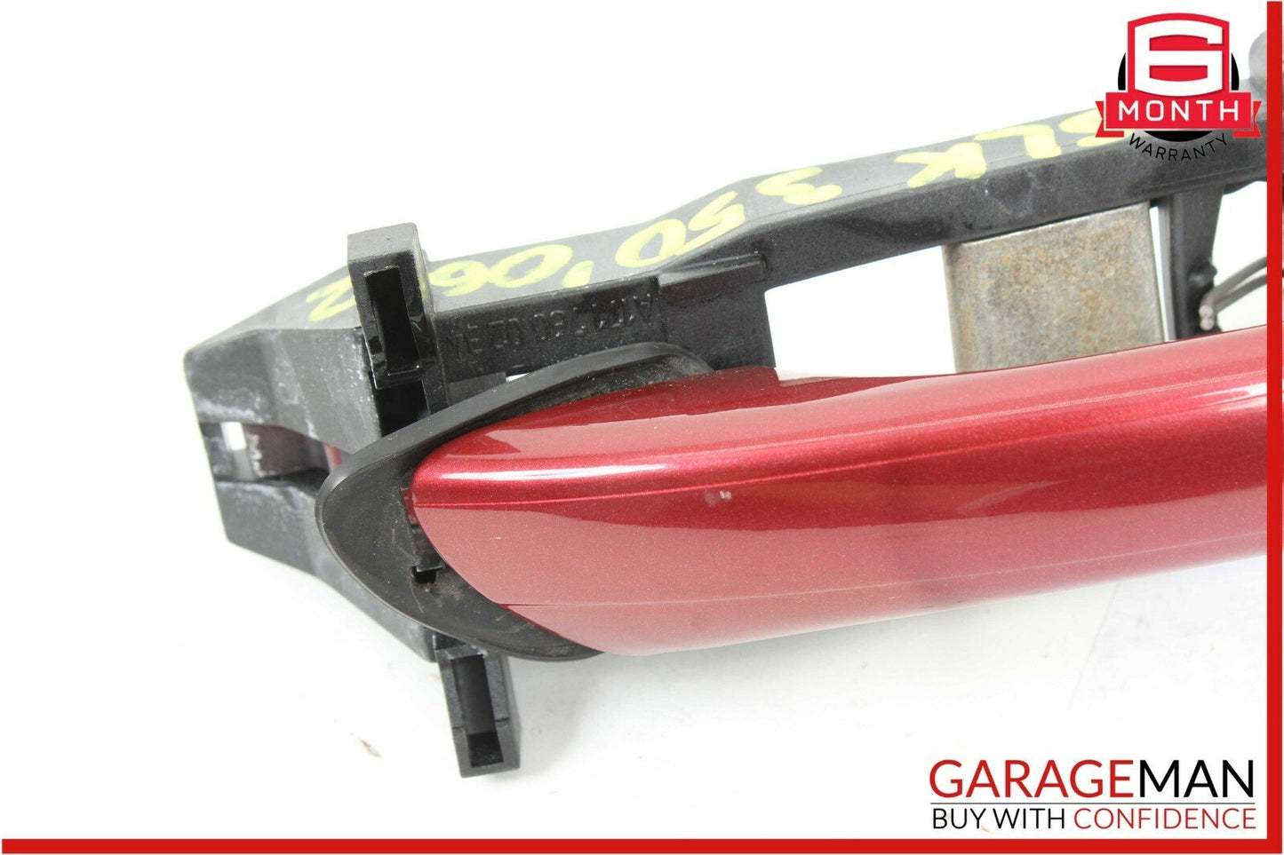 05-08 Mercedes R171 SLK350 Front Right Passenger Side Exterior Door Handle Red