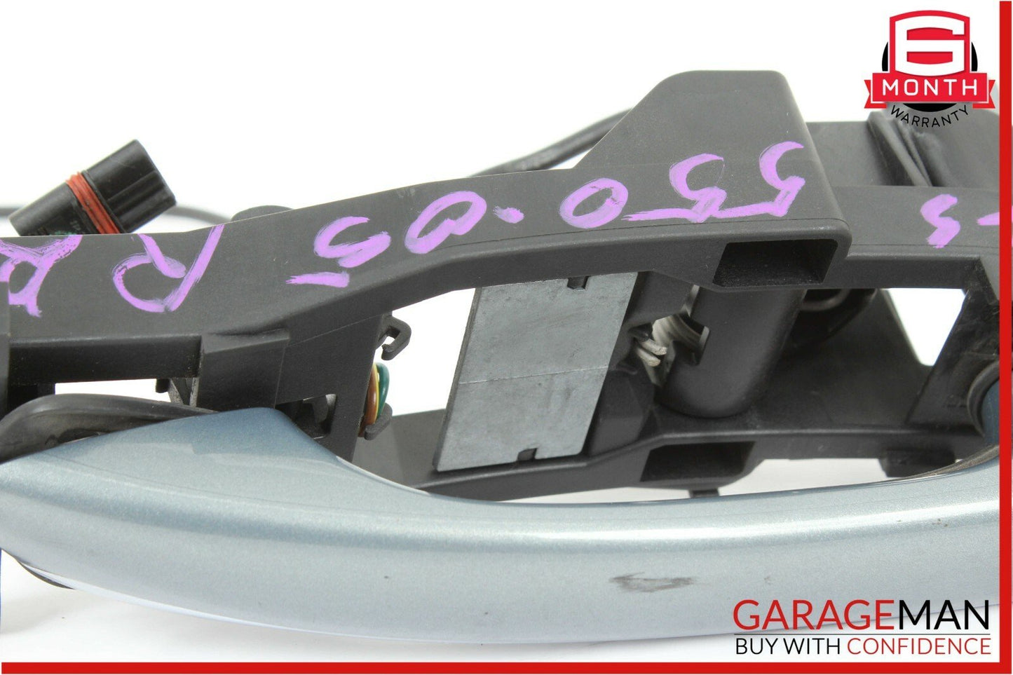06-11 Mercedes W219 CLS500 Rear Right Side Keyless Go Exterior Door Handle Gray