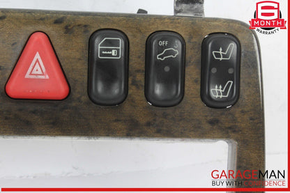 98-03 Mercedes W208 CLK55 AMG Hazard Door Lock Switch Control Panel OEM