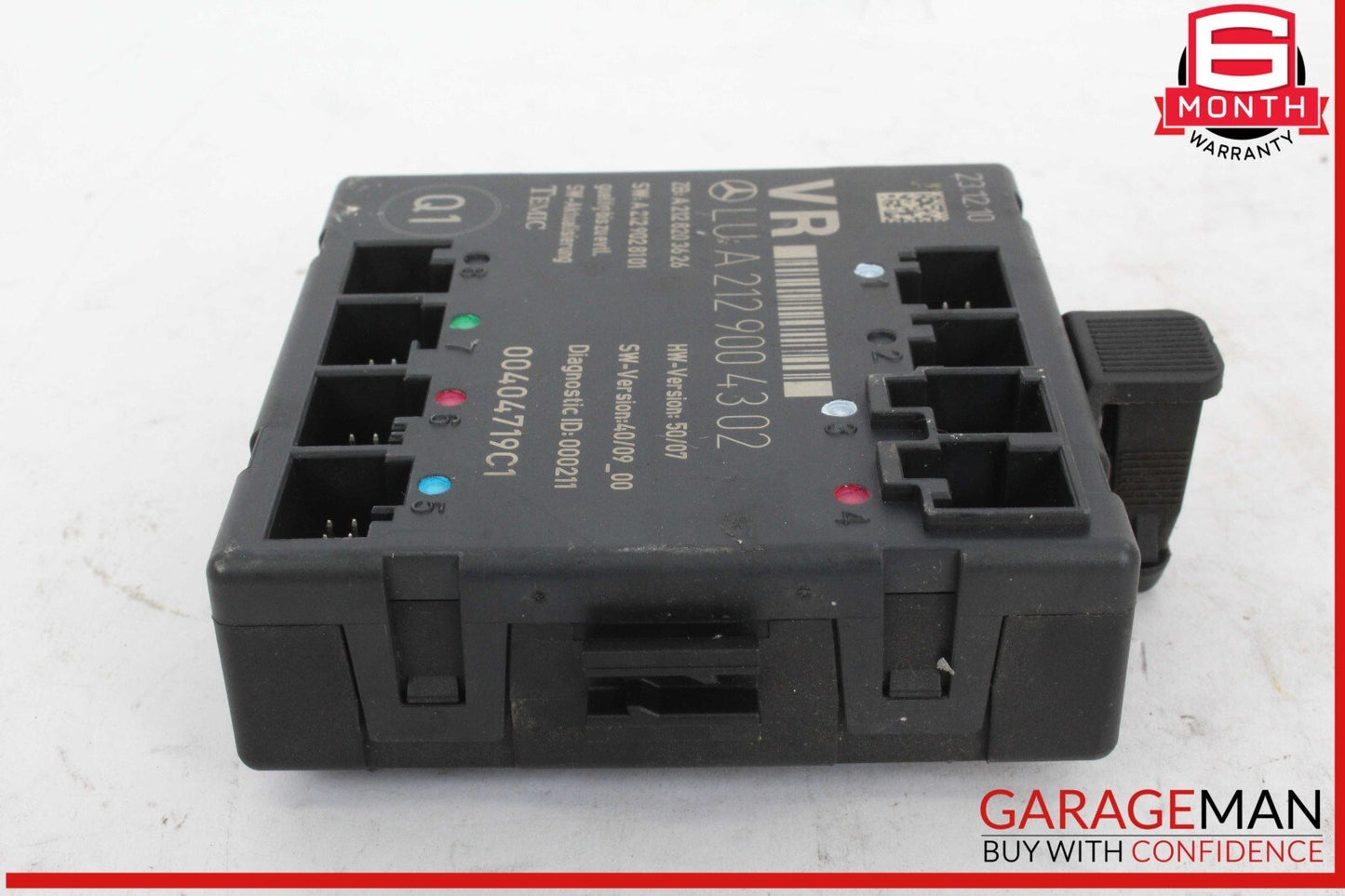 08-18 Mercedes W204 C300 Front Right Passenger Side Door Control Module OEM