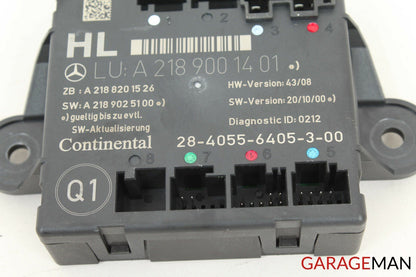 08-15 Mercedes W204 C250 Rear Left Driver Side Door Control Module Q1 OEM