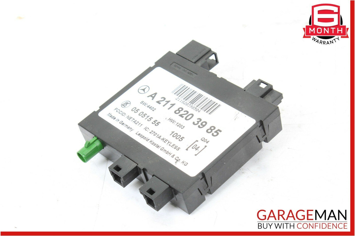 03-11 Mercedes CLS500 E63 AMG Keyless Go Entry Control Module Unit OEM