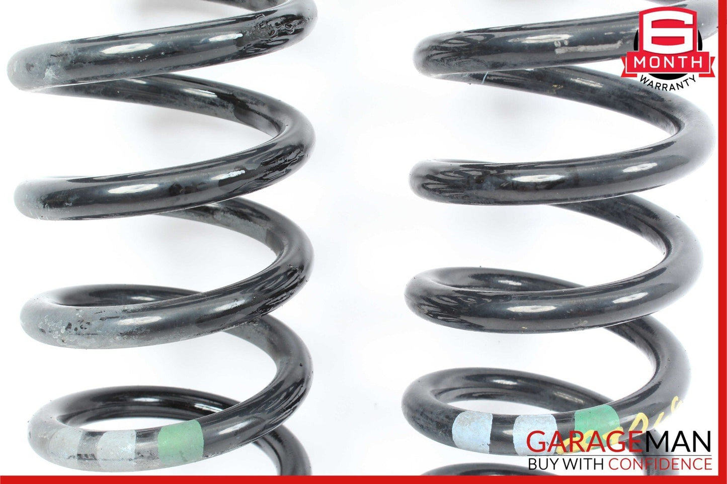 94-00 Mercedes W202 C230 Front Suspension Shock Absorber Coil Spring Set of 2
