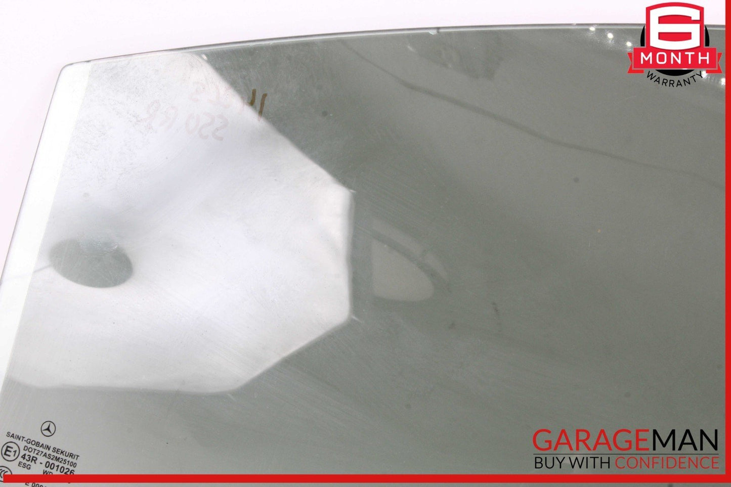 12-18 Mercedes W218 CLS550 Rear Right Passenger Side Door Window Glass OEM