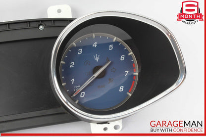14-17 Maserati Quattroporte S Instrument Cluster Speedometer 670030595 OEM