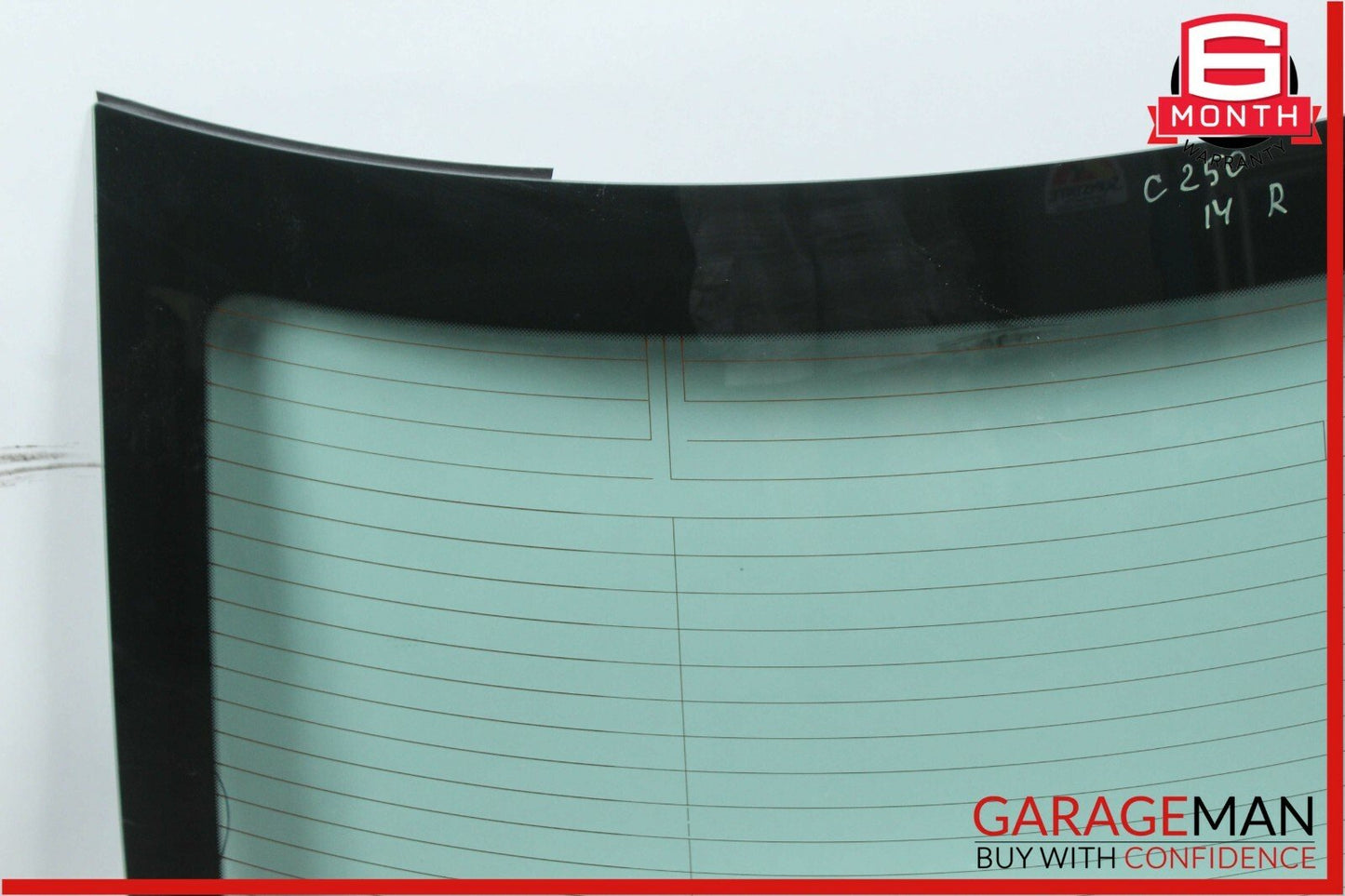 12-14 Mercedes W204 C250 C63 AMG Sedan Rear Windshield Wind Shield Window Glass