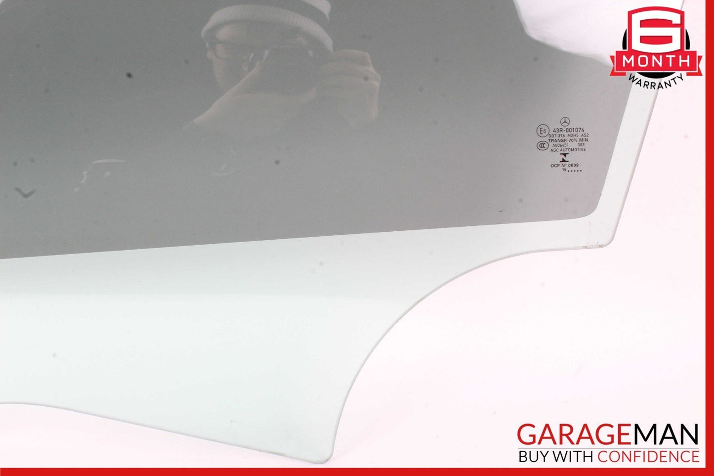 15-20 Mercedes W205 C300 C350e Front Left Side Door Window Auto Glass OEM
