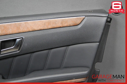 10-13 Mercedes W212 E350 E550 Front Right Interior Door Panel Assembly Black