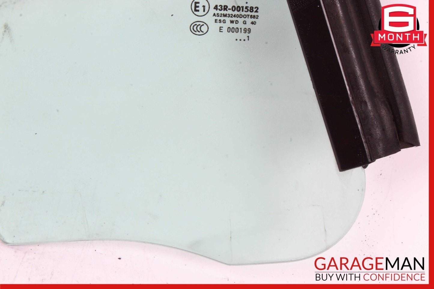 12-20 Mercedes R172 SLK350 Rear Right Side Door Quarter Window Glass OEM