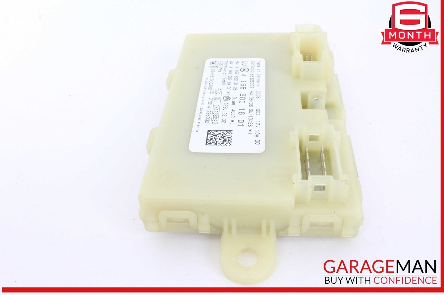 12-16 Mercedes X166 GL450 Keyless Go Entry Control Module 1669001601 OEM