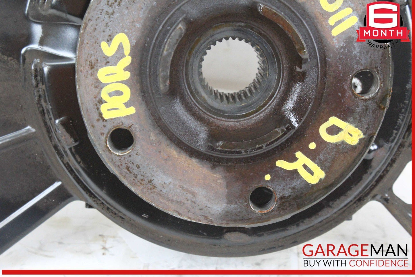 11-14 Porsche Cayenne 958 Rear Right Side Spindle Knuckle Wheel Hub OEM