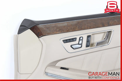 14-16 Mercedes W212 E350 E400 E550 Front Right Side Interior Door Panel Gray OEM