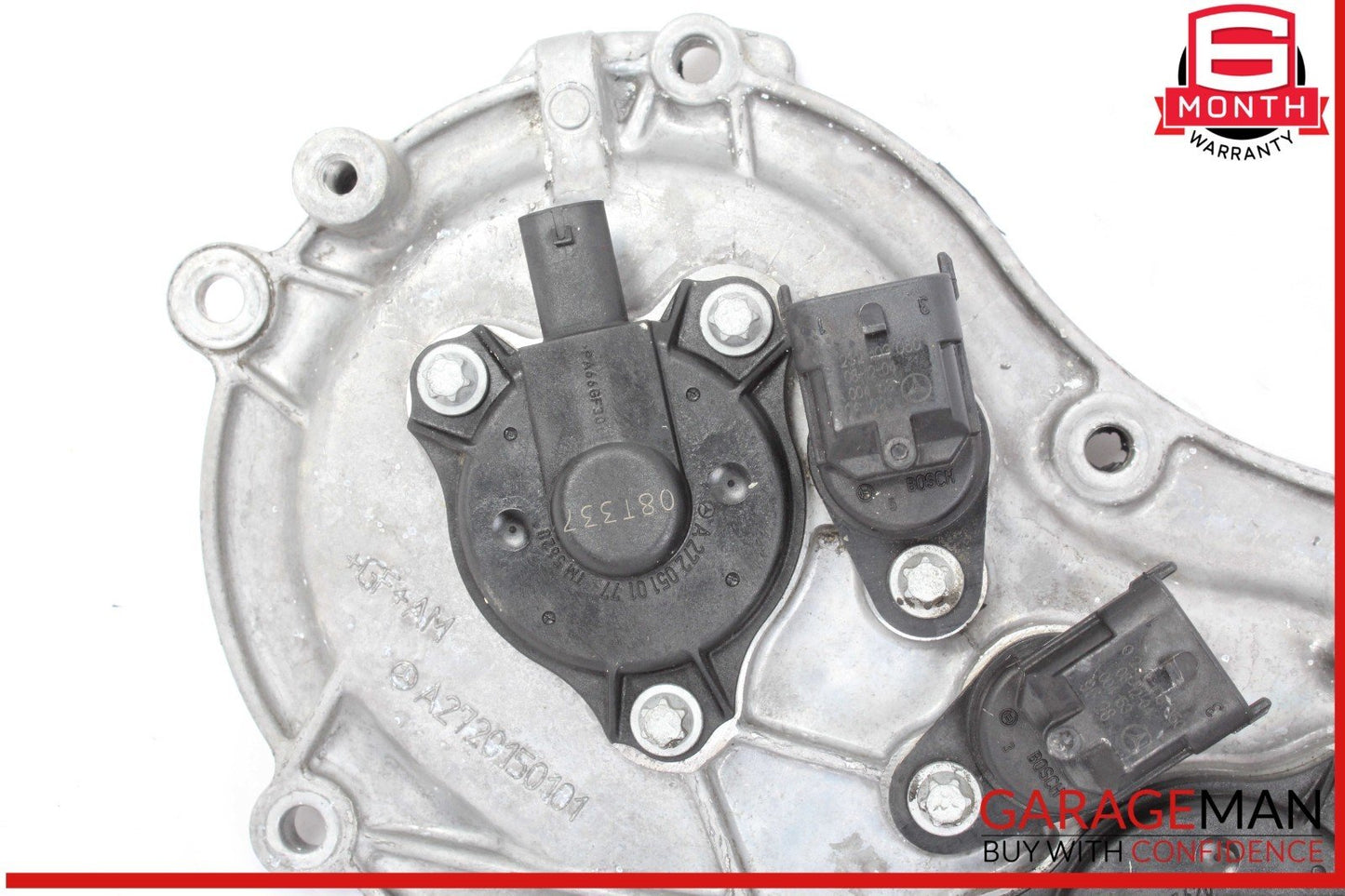 05-13 Mercedes W204 C300 ML350 Front Right Engine Timing Chain Cover Plate OEM