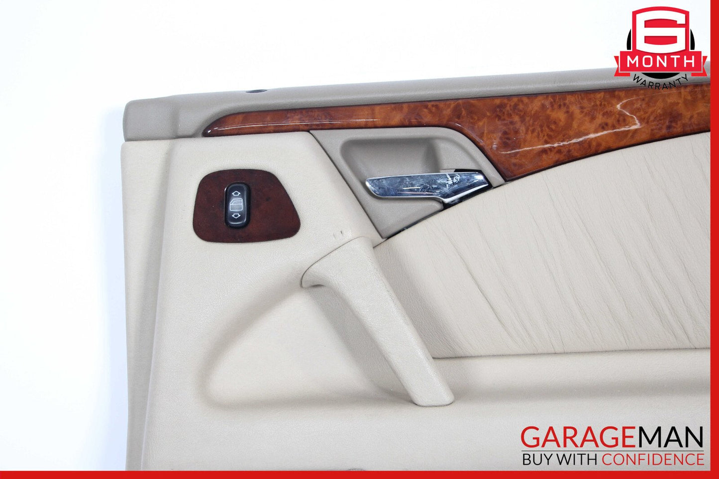 96-03 Mercedes W210 E320 Rear Right Passenger Side Interior Door Panel Trim OEM
