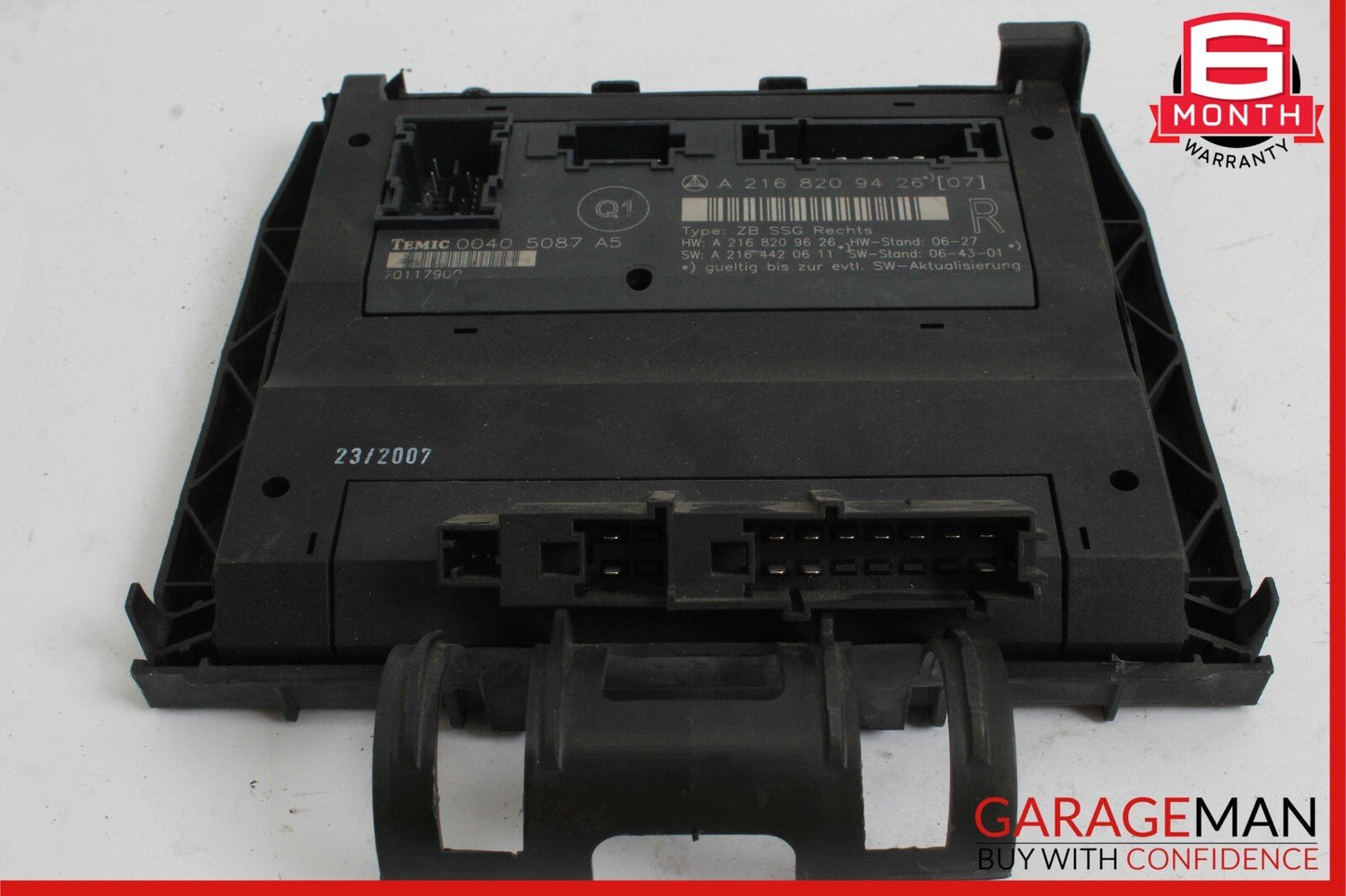 07-14 Mercedes W216 CL550 CL63 AMG Front Right Side Seat Control Module Unit