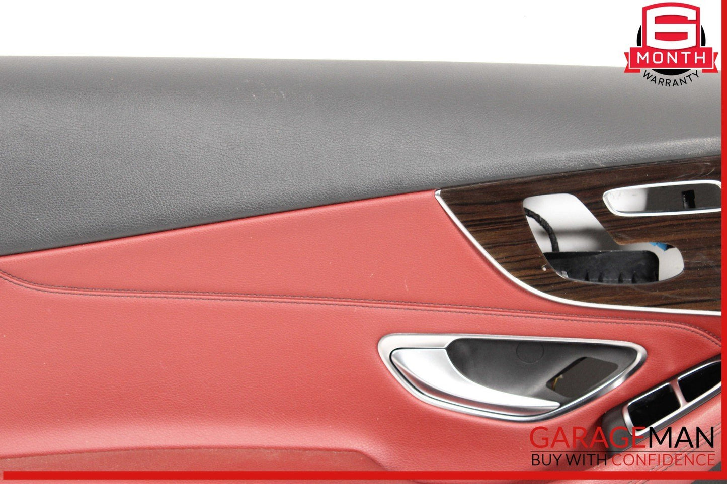 19-21 Mercedes W205 C300 C63 AMG Coupe Front Left Side Interior Door Panel OEM