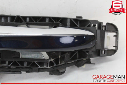 15-20 Mercedes W205 C300 Right Passenger Side Exterior Door Handle Blue OEM