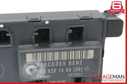 01-07 Mercedes W203 C230 C240 C320 Door Control Module Front Left 2038201585 OEM
