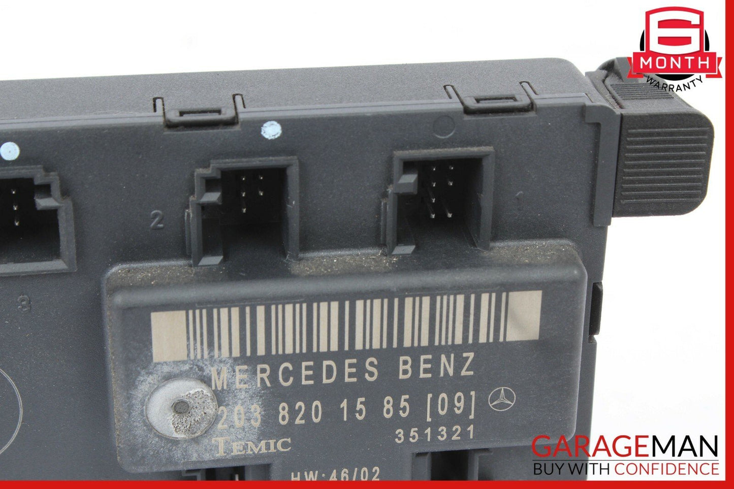 01-07 Mercedes W203 C230 C240 C320 Door Control Module Front Left 2038201585 OEM