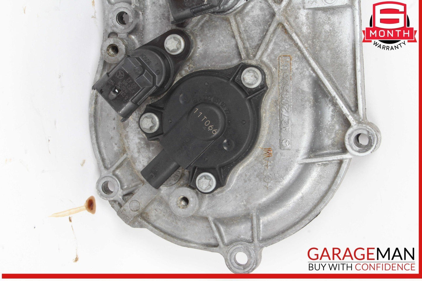 05-13 Mercedes W212 E350 Front Left Driver Side Engine Timing Chain Cover Plate