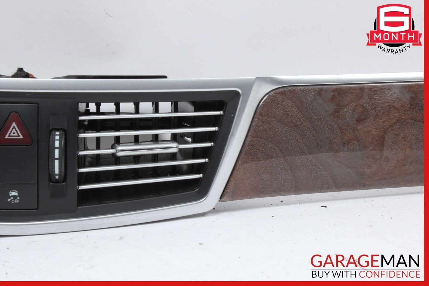 10-13 Mercedes W212 E350 Front Center Dash AC A/C Air Vent Grille Trim Assembly
