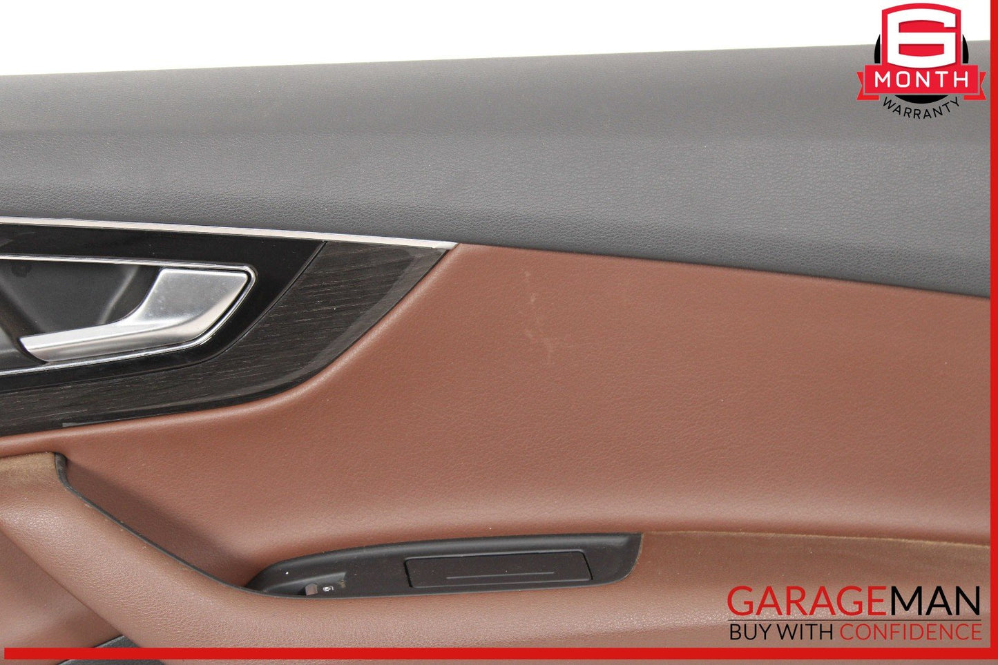 17-19 Audi Q7 Rear Right Side Interior Door Panel Trim OEM