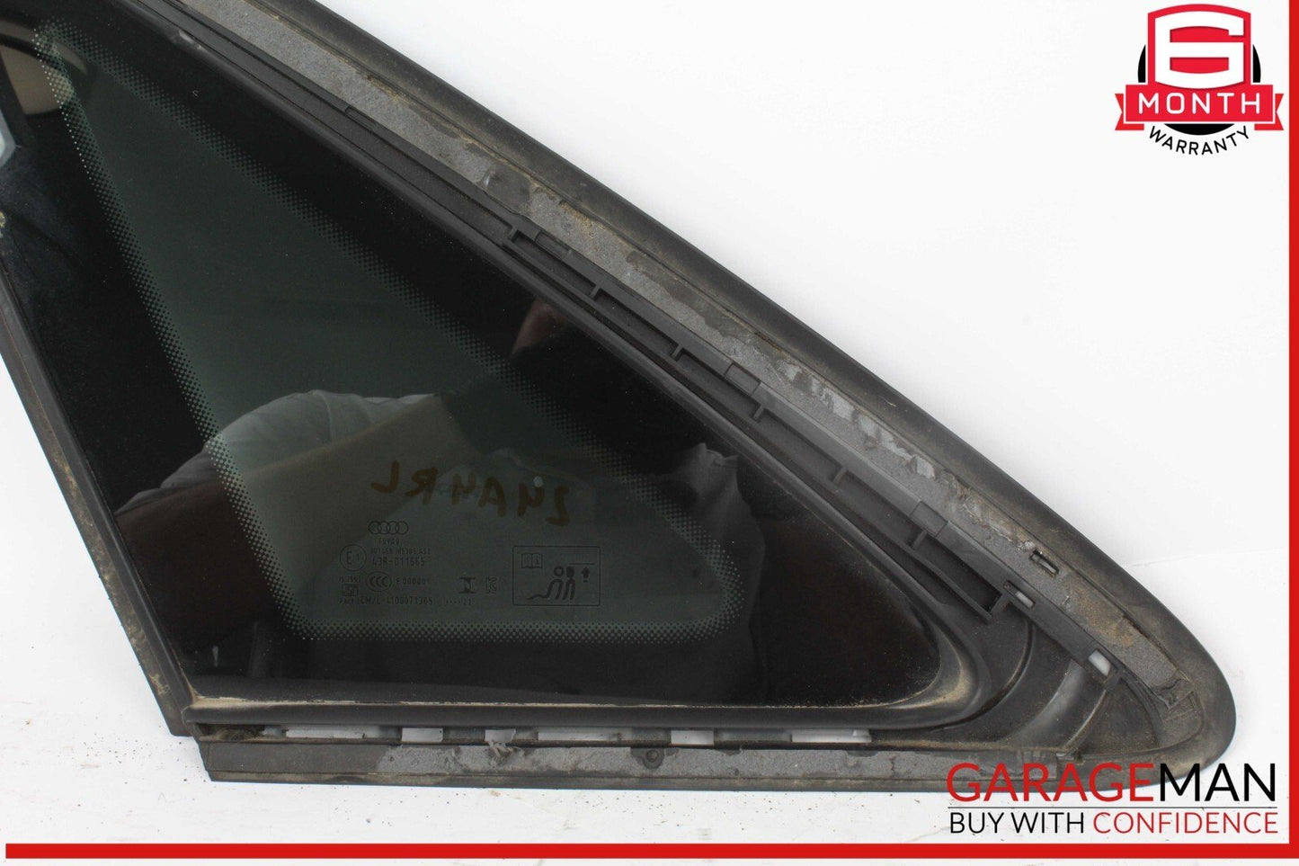 17-24 Audi A4 Rear Left Driver Side Quarter Window Glass OEM