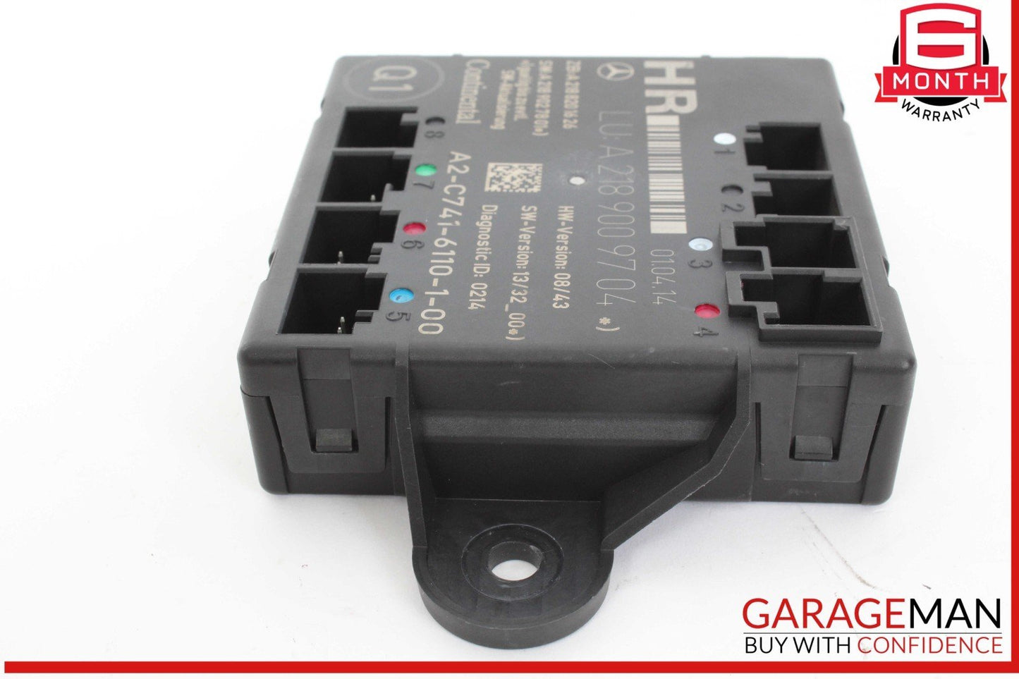 08-18 Mercedes X204 GLK350 Rear Right Passenger Side Door Control Module Unit