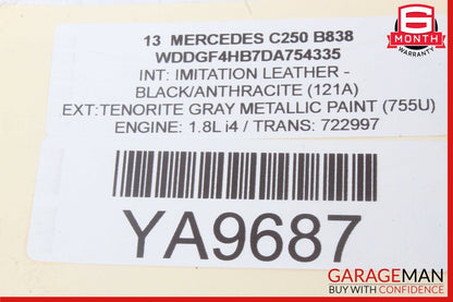 08-18 Mercedes W204 C250 CLS550 Front Right Side Door Control Module Unit OEM