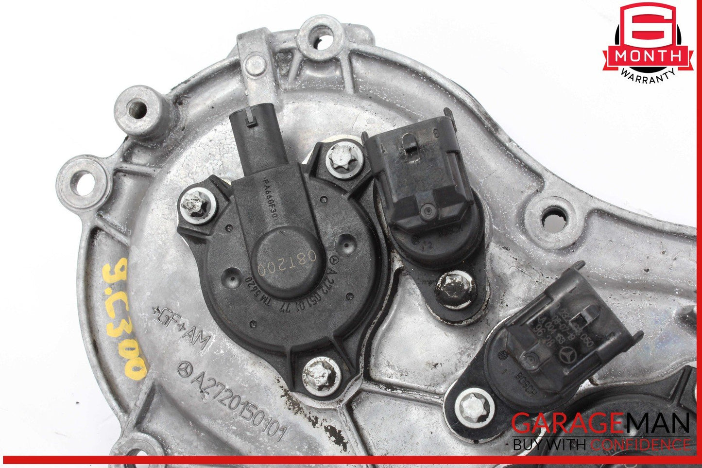 05-13 Mercedes W204 C300 E350 Front Right Engine Timing Chain Cover Plate OEM
