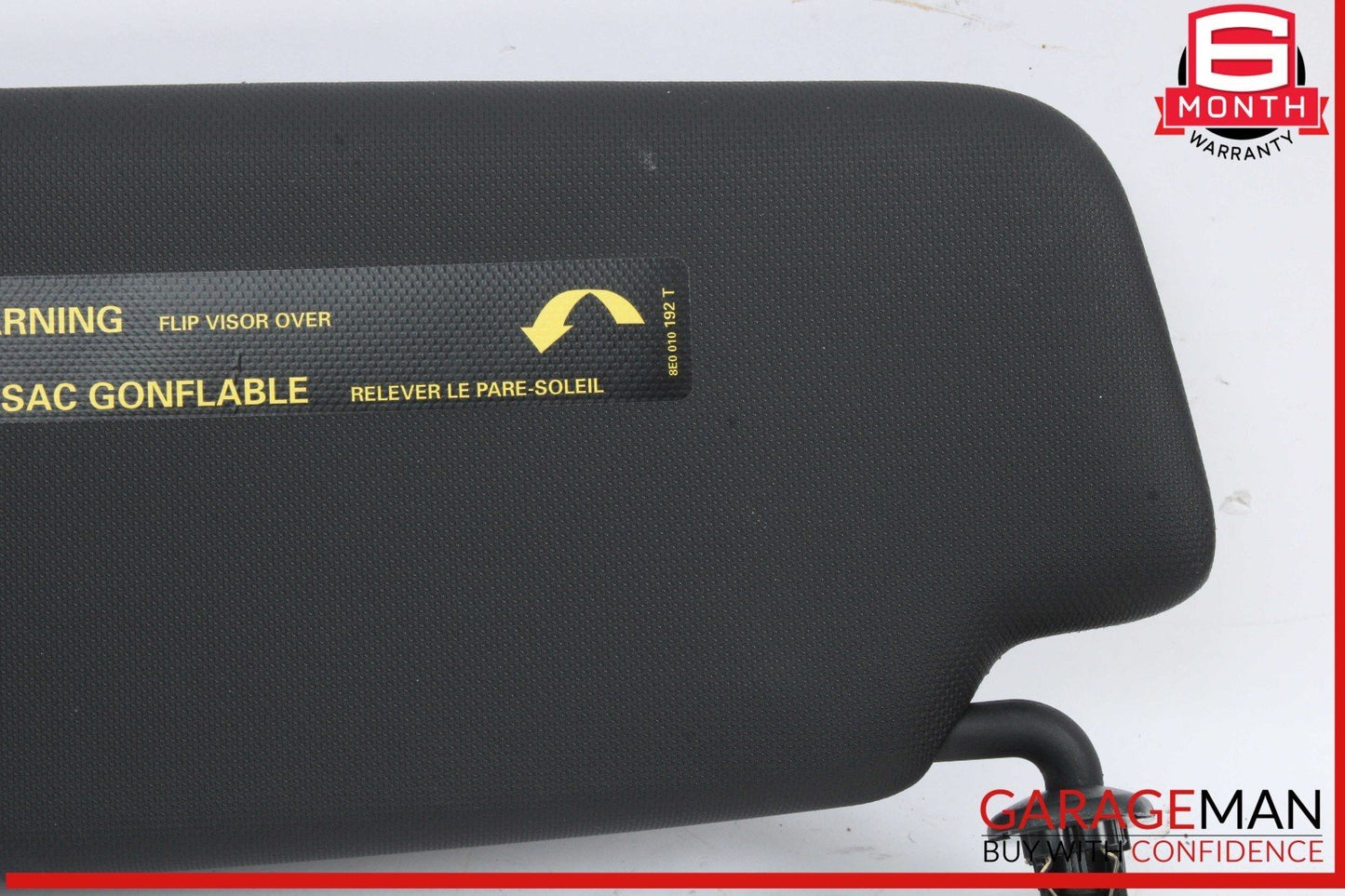 14-17 Audi SQ5 Q5 Front Right Side Sun Visor Sunvisor Black 8U0857552F OEM