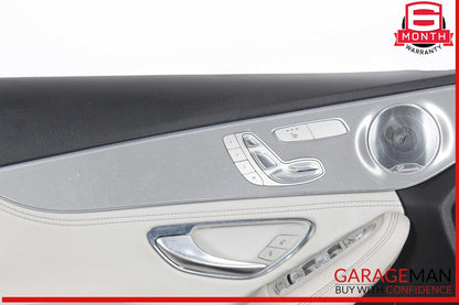 15-21 Mercedes W205 C300 C43 AMG Front Left Side Interior Door Panel Cover OEM