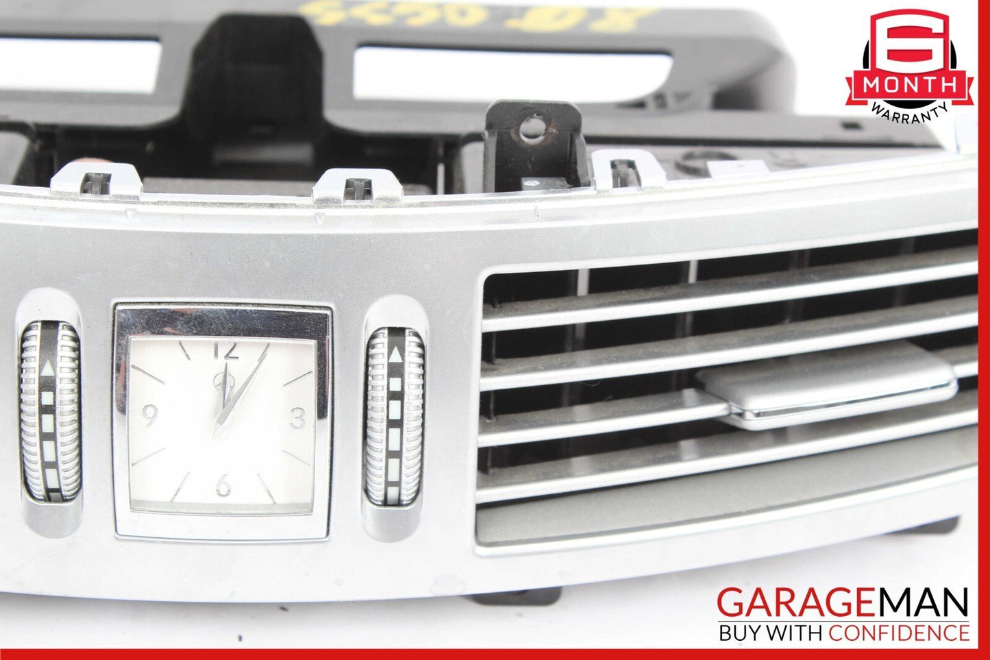 07-13 Mercedes W221 S550 S450 Center Dash A/C Air Vent Trim Clock 2218300954 OEM