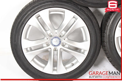 10-11 Mercedes W207 E350 E550 Complete Wheel Tire Rim Set of 4 Pc R17 OEM