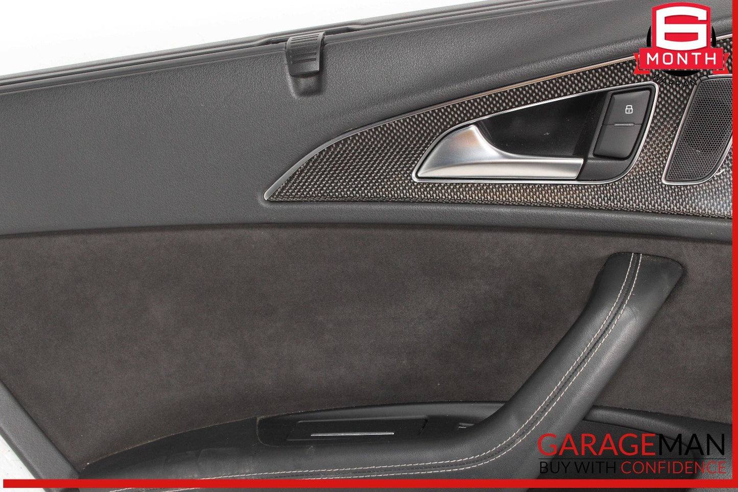13-18 Audi S6 Rear Left Driver Side Interior Door Panel Trim Cover OEM