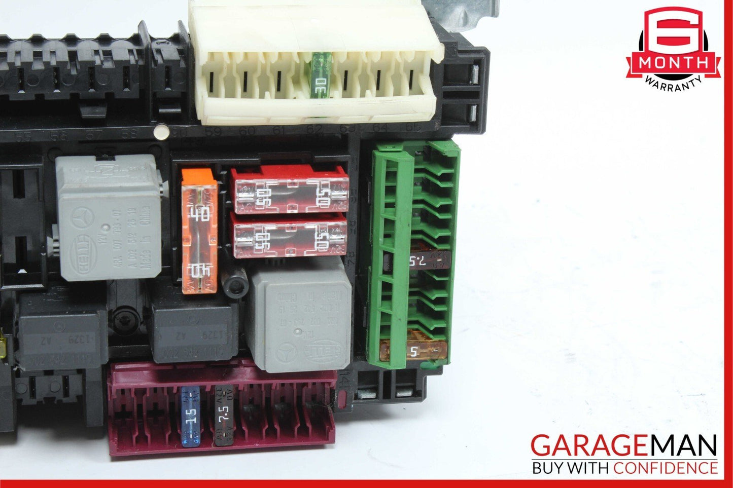 12-14 Mercedes W204 C300 C350 C250 C63 AMG Rear SAM Fuse Box Relay Assembly