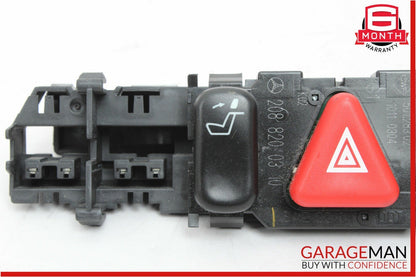 98-02 Mercedes E430 CLK320 CLK430 Hazard Light Door Lock Switch Control Panel