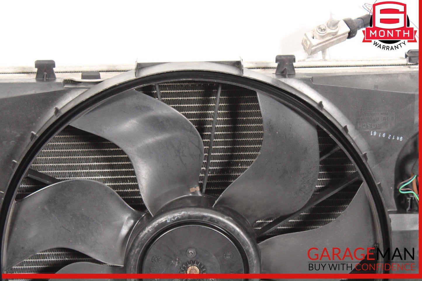 08-15 Mercedes X204 GLK350 Engine Radiator AC A/C Air Condenser Oil Cooler Assy